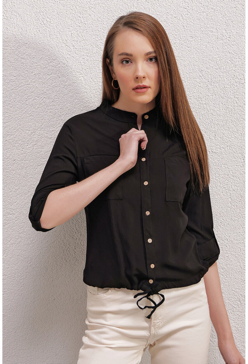 3619 Tie-Front Shirt