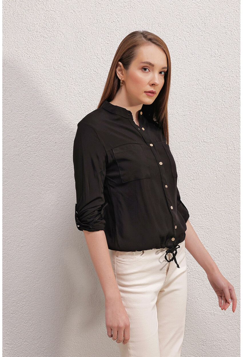 3619 Tie-Front Shirt