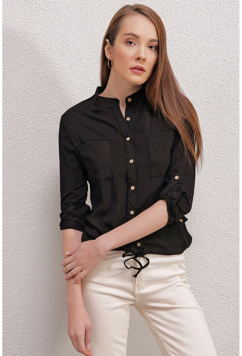 3619 Tie-Front Shirt