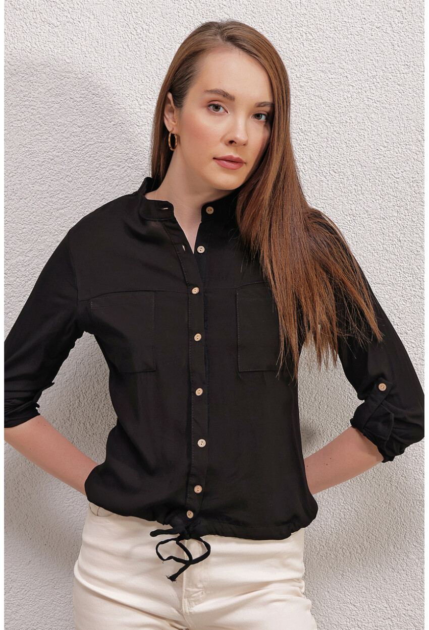 3619 Tie-Front Shirt