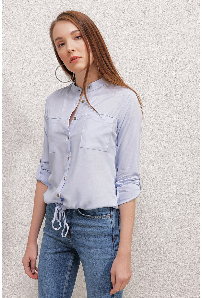 3619 Tie-Front Shirt