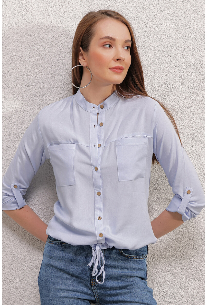 3619 Tie-Front Shirt