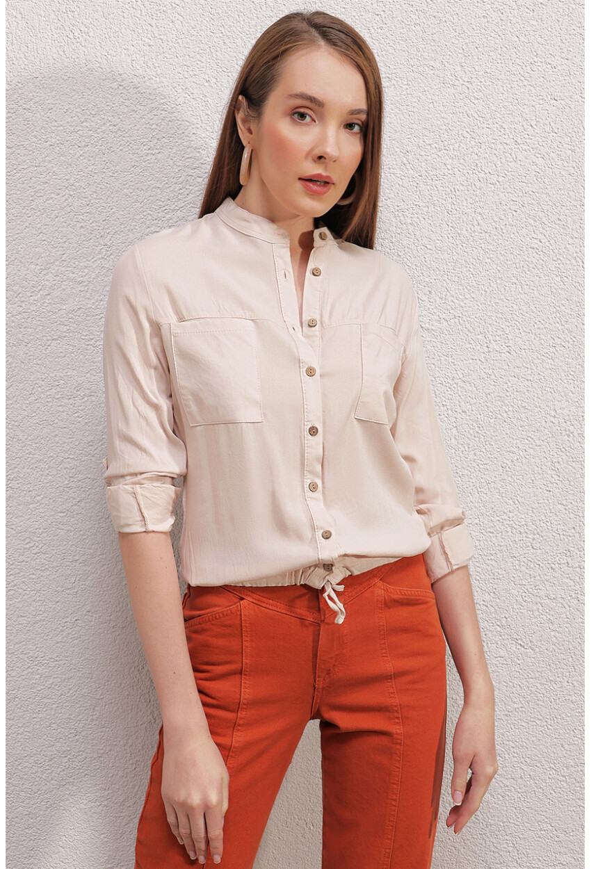 3619 Tie-Front Shirt