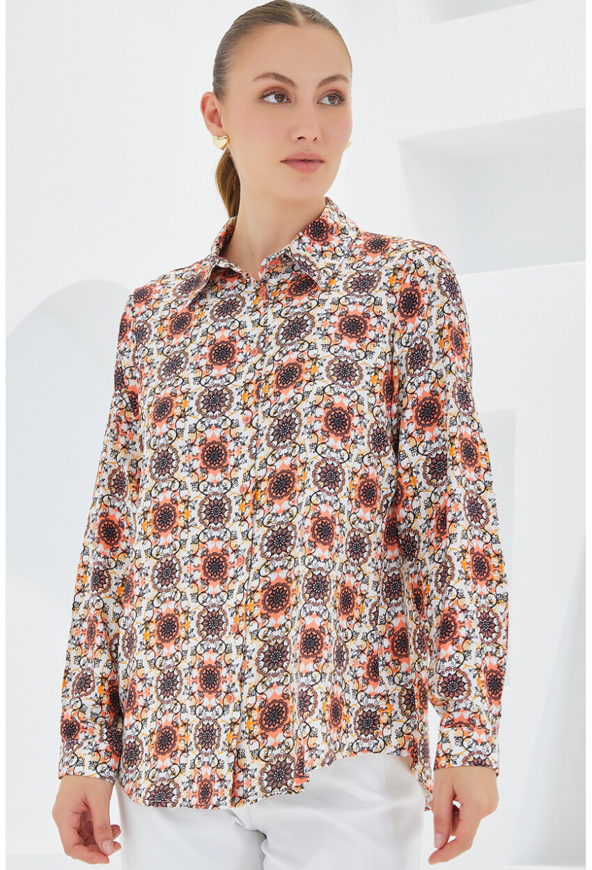 3721 Graphic Patterned Shirt