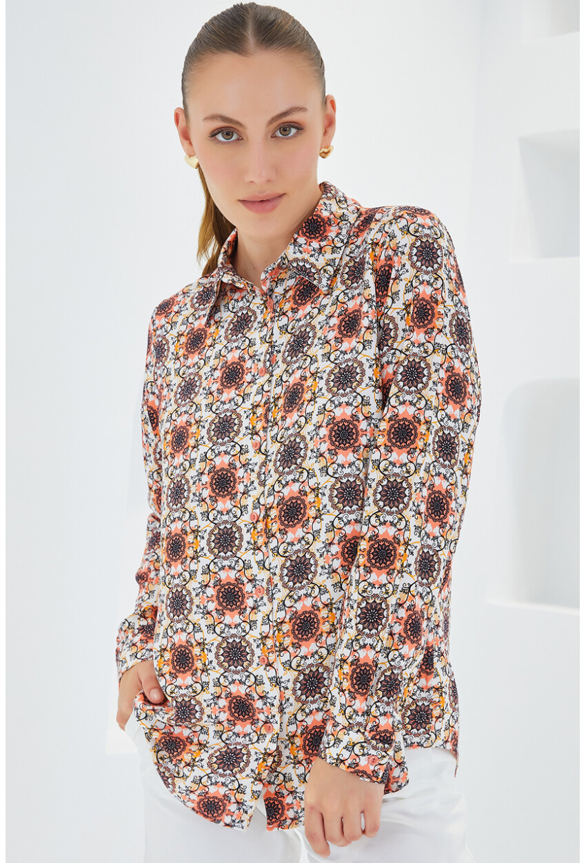 3721 Graphic Patterned Shirt