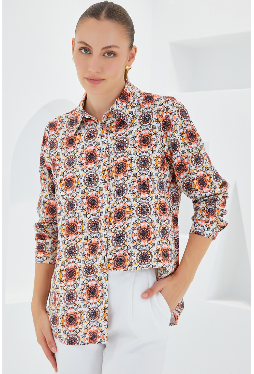 3721 Graphic Patterned Shirt