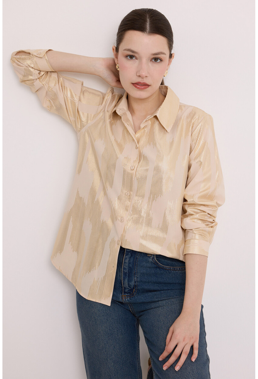 Womens Shirt With Foil Pattern 20253