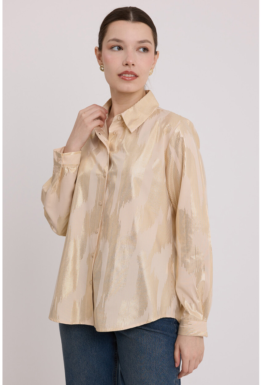 Womens Shirt With Foil Pattern 20253