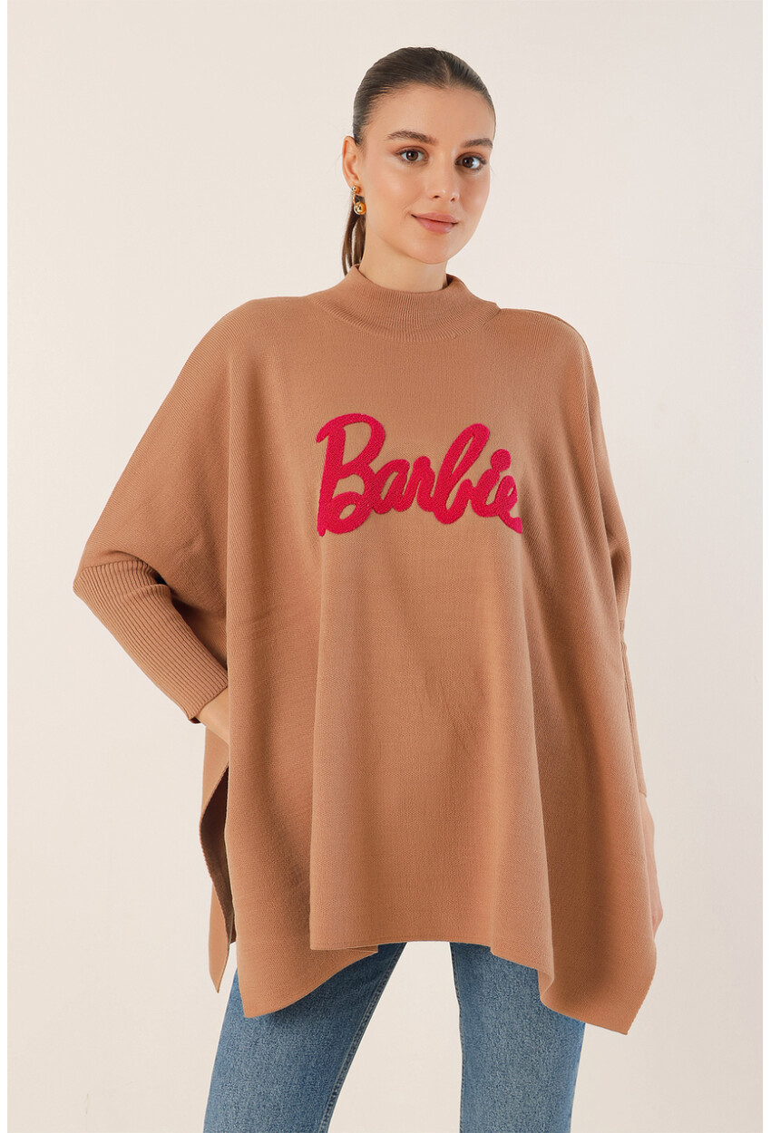 15783 Split Poncho Sweater