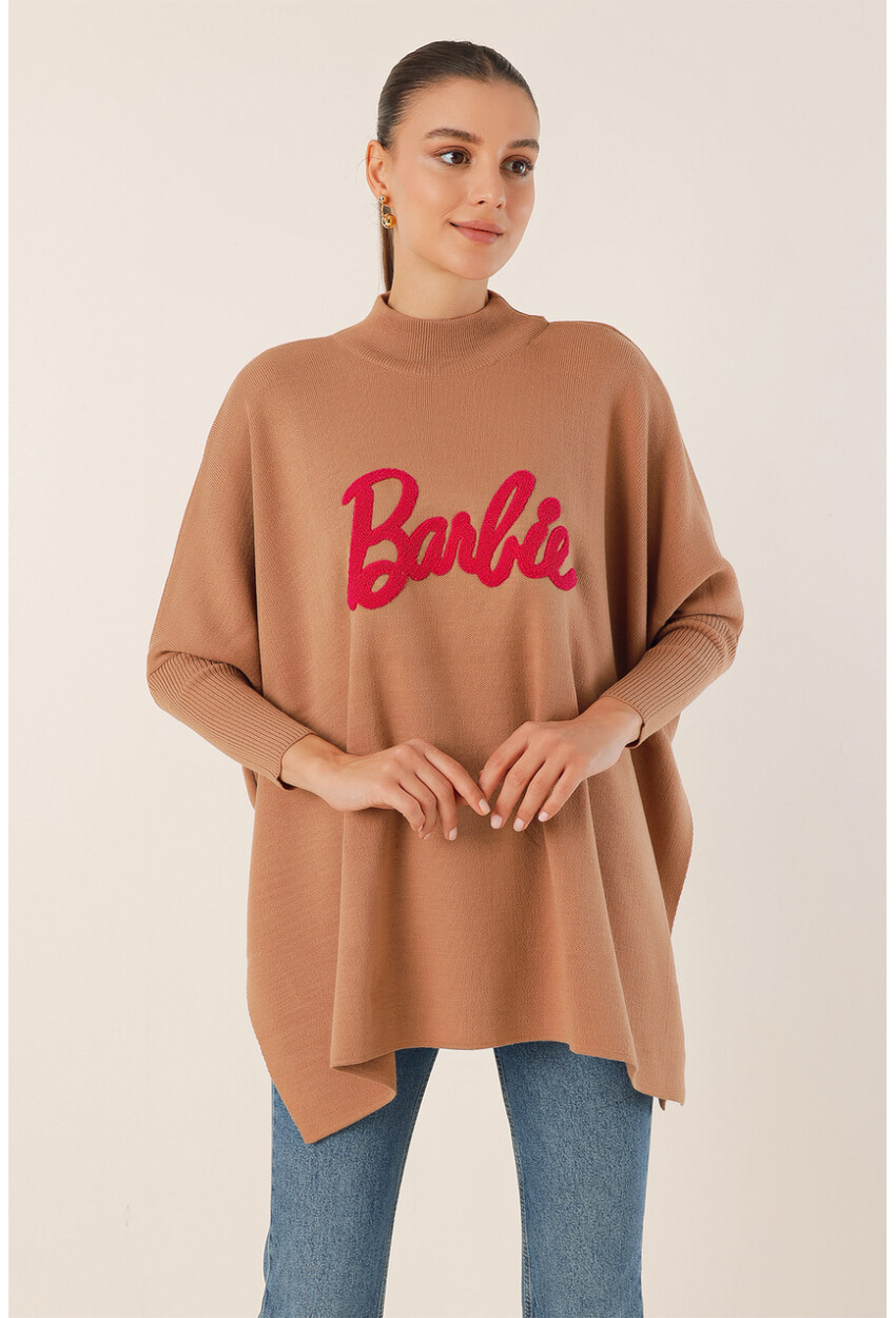 15783 Split Poncho Sweater