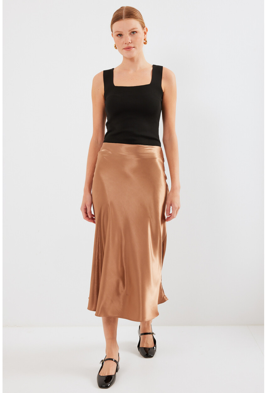 15806 Satin Skirt