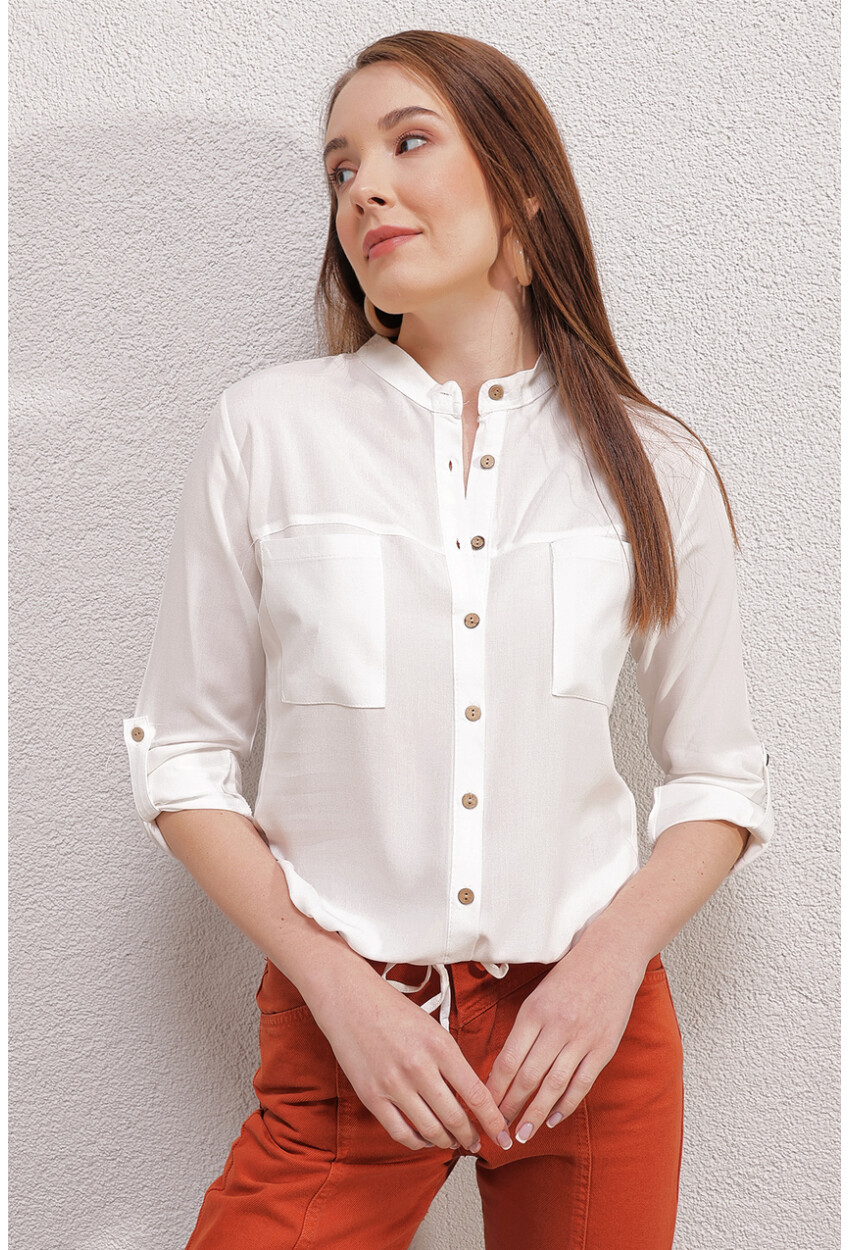 3619 Tie-Front Shirt