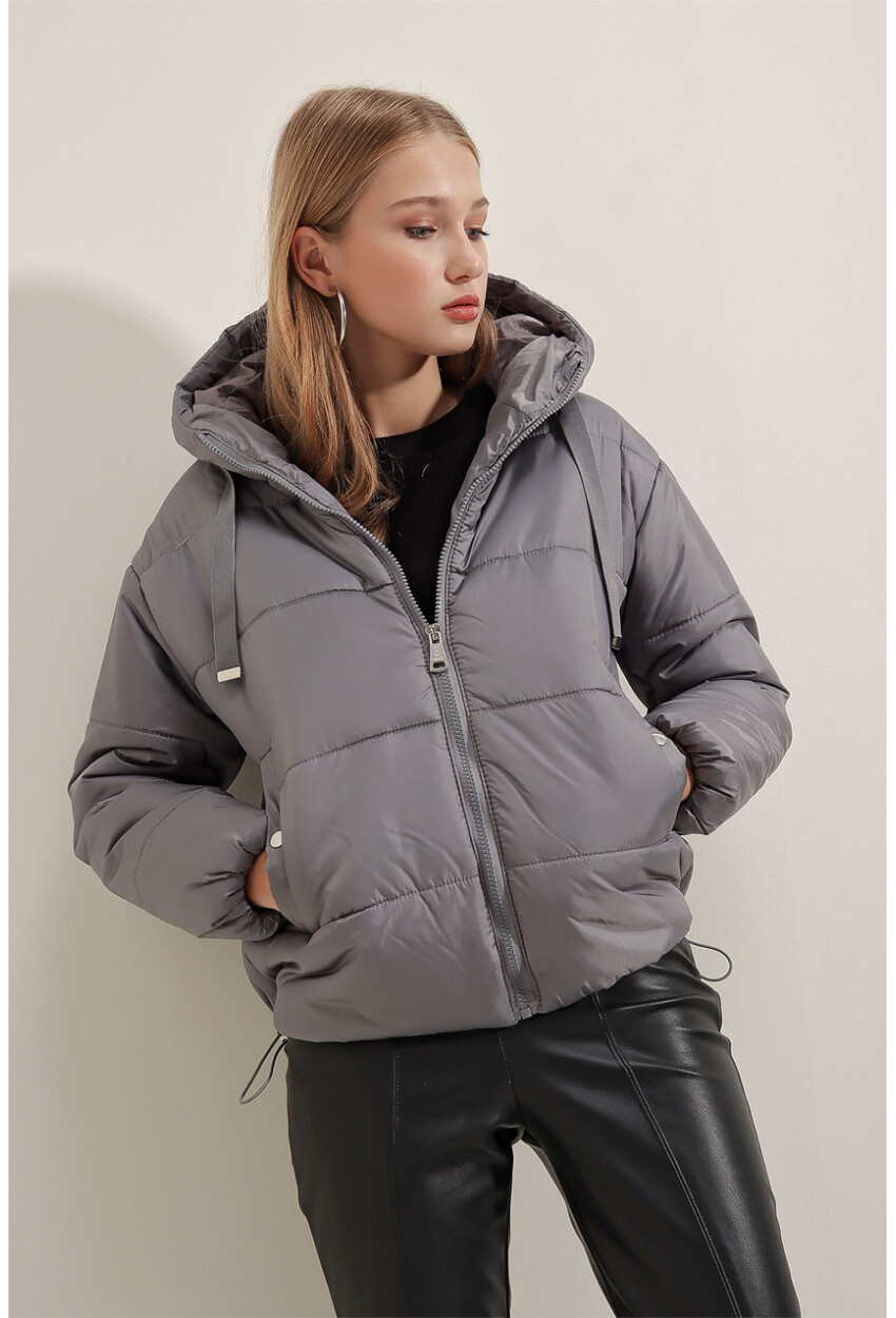 5117 Hooded Puffer Coat