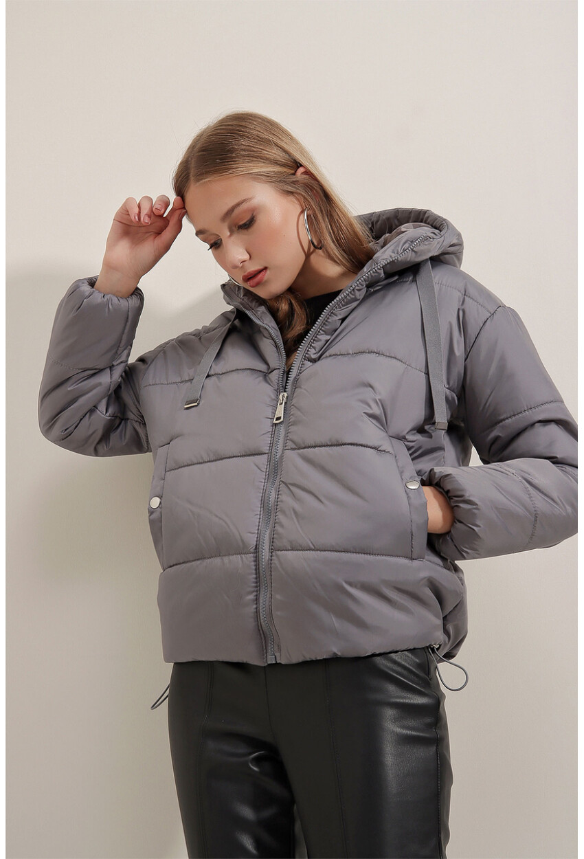 5117 Hooded Puffer Coat