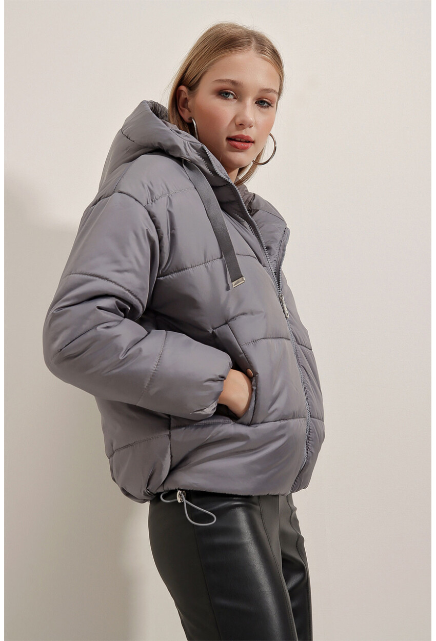 5117 Hooded Puffer Coat