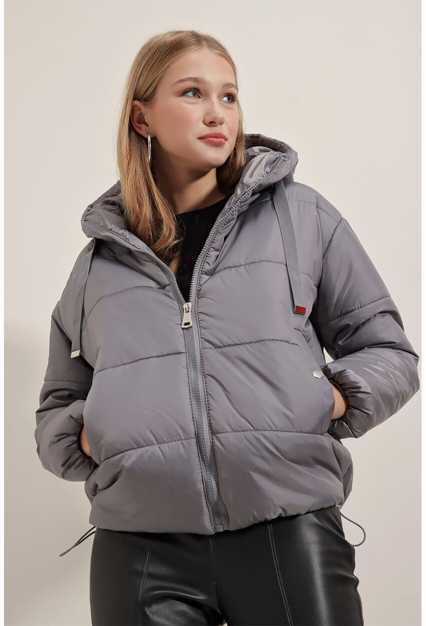 5117 Hooded Puffer Coat