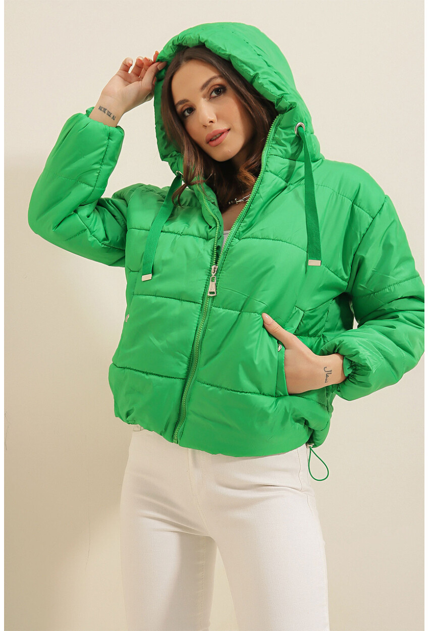 5117 Hooded Puffer Coat