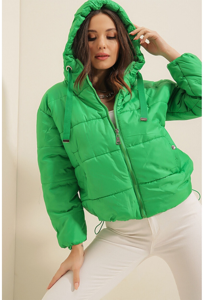 5117 Hooded Puffer Coat