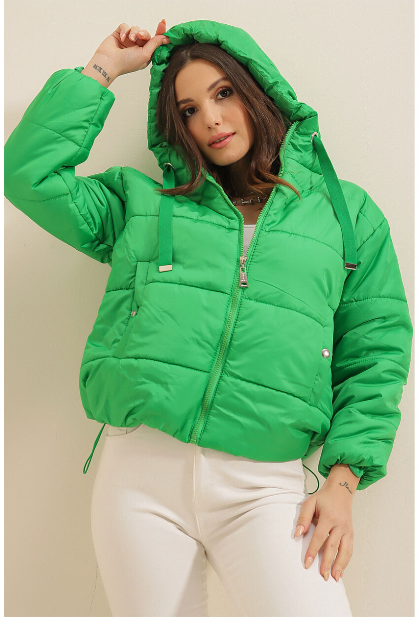 5117 Hooded Puffer Coat