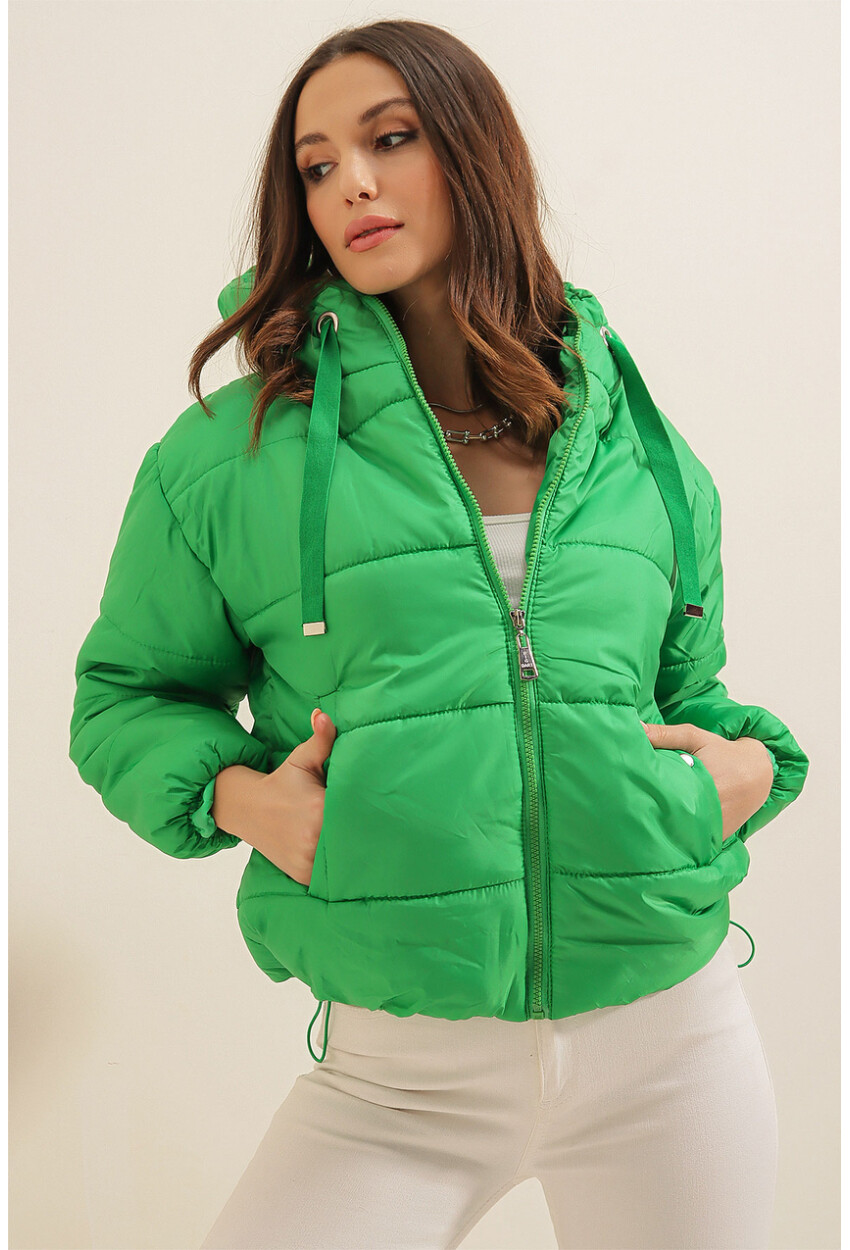 5117 Hooded Puffer Coat