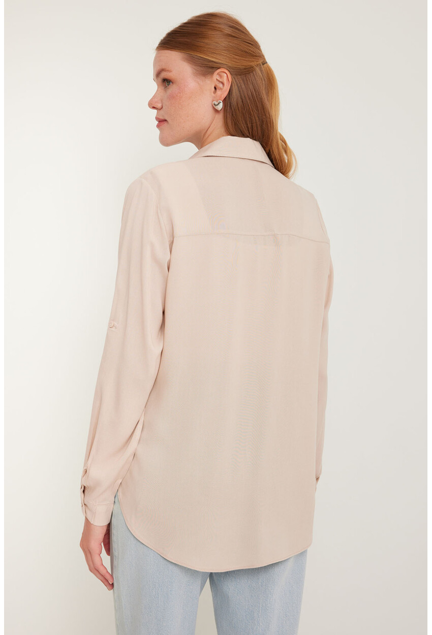 Womens Pocket Detailed Shirt 20234