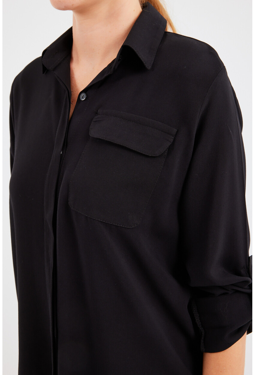 Womens Pocket Detailed Shirt 20234