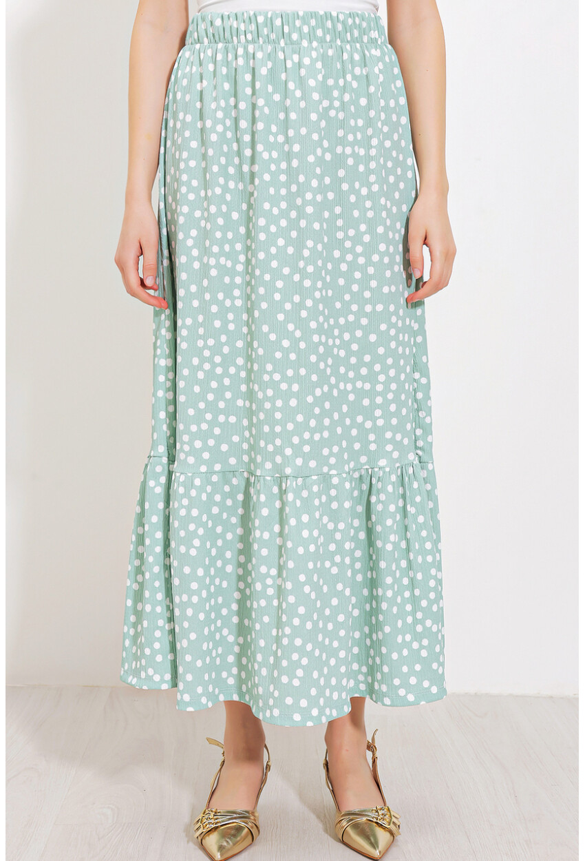 1886 Long Knit Skirt