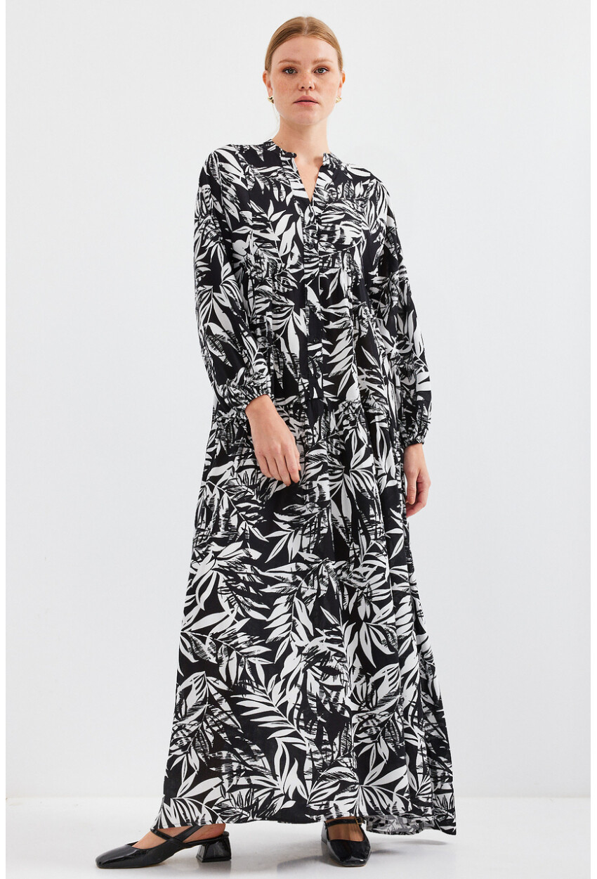 2423 Authentic Patterned Dress