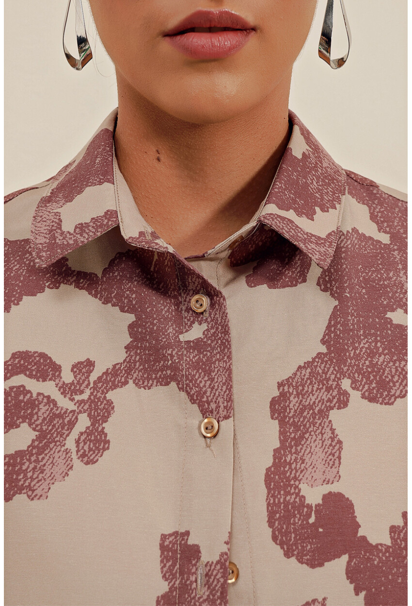 3900 Oversized Long Basic Shirt