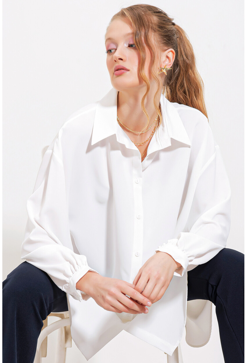 5916 Oversized Shirt Tunic