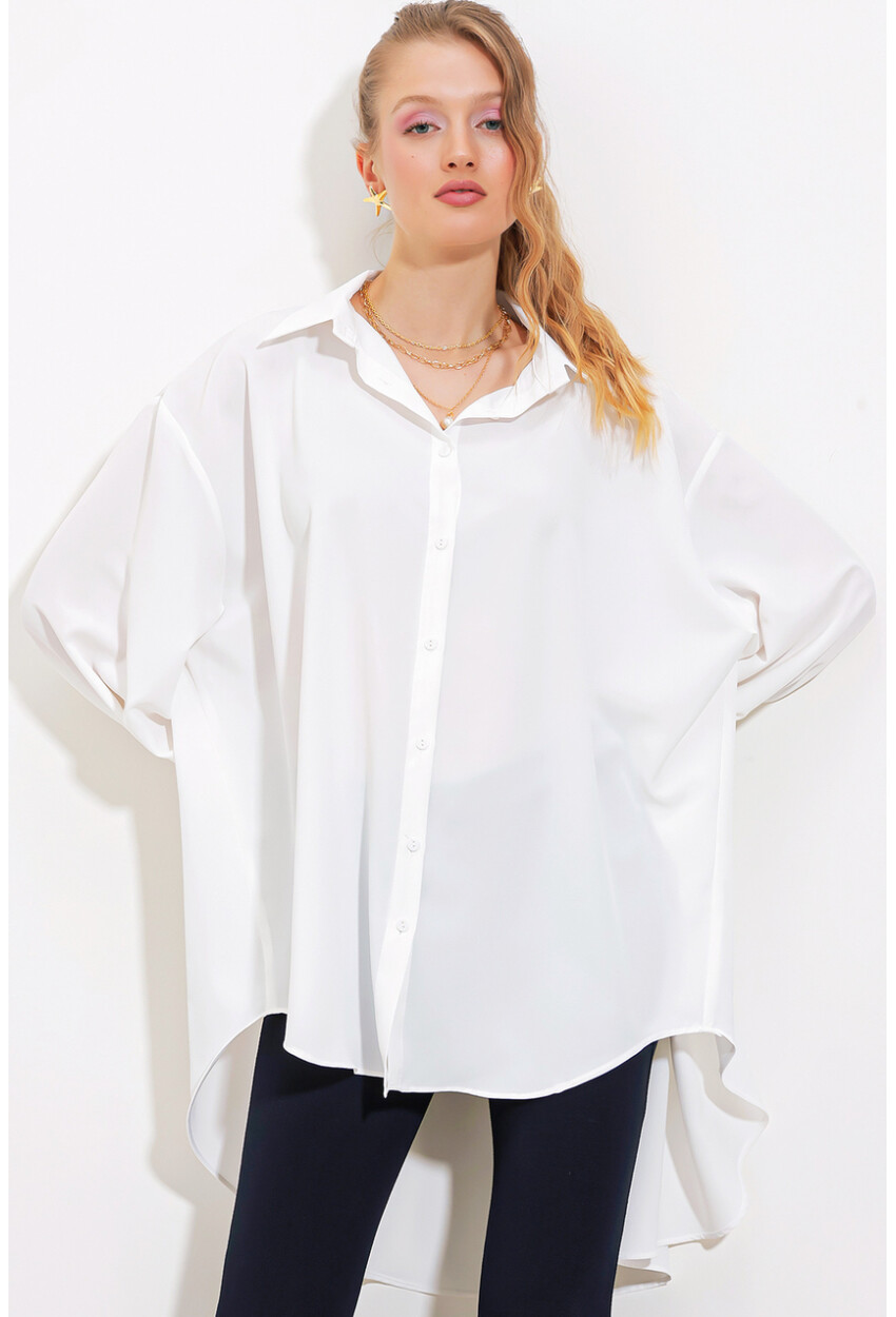 5916 Oversized Shirt Tunic