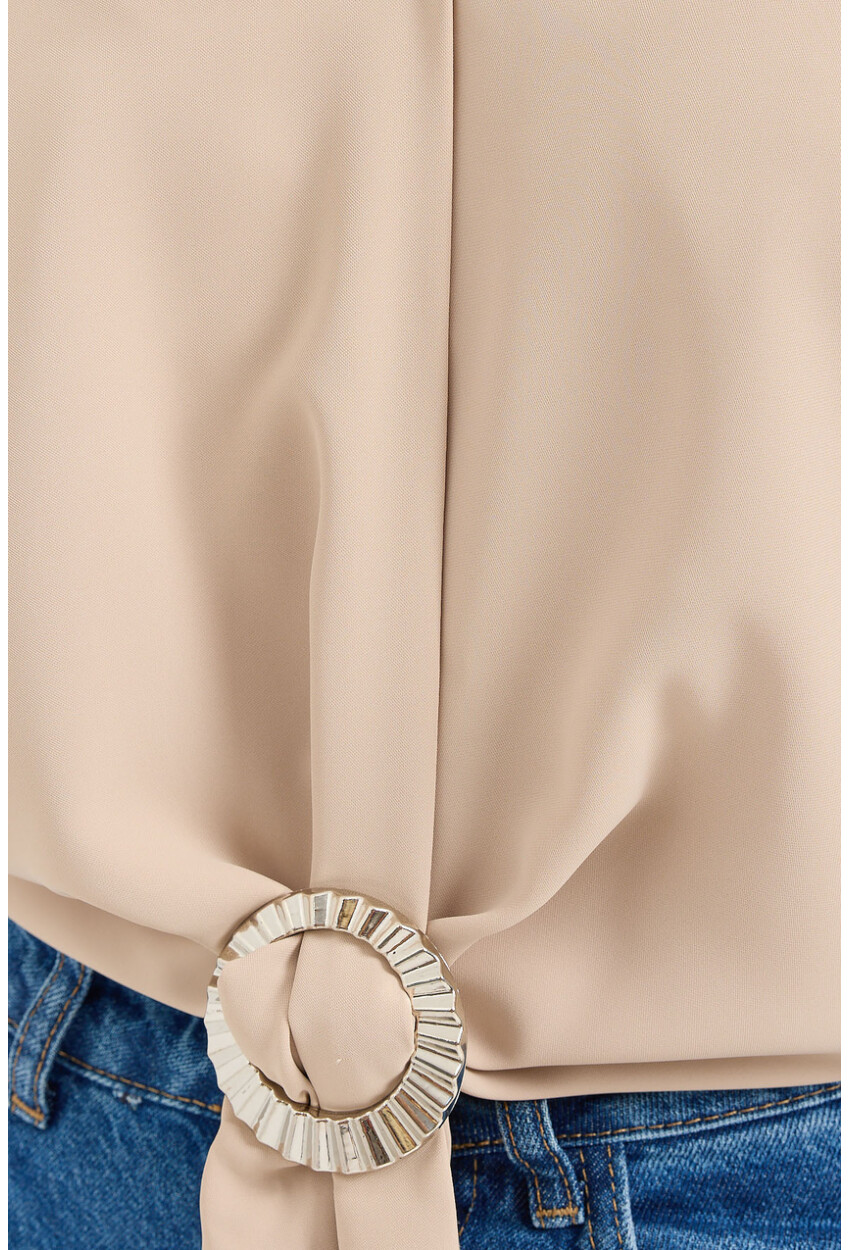 905 Oversized Drape Blouse