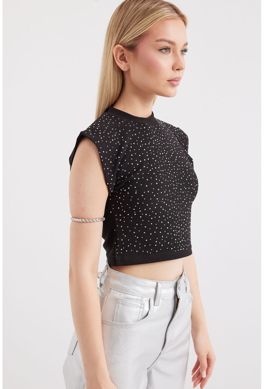 919 Halter Neck Crop Blouse