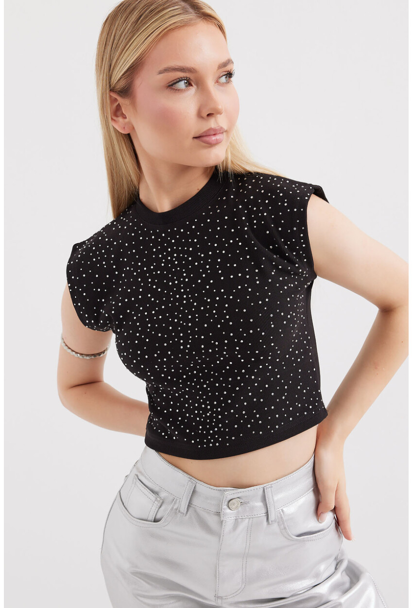 919 Halter Neck Crop Blouse