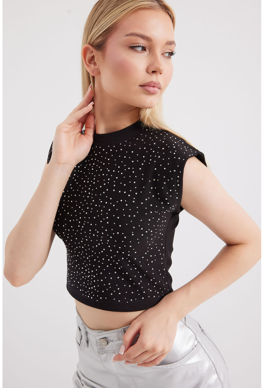 919 Halter Neck Crop Blouse