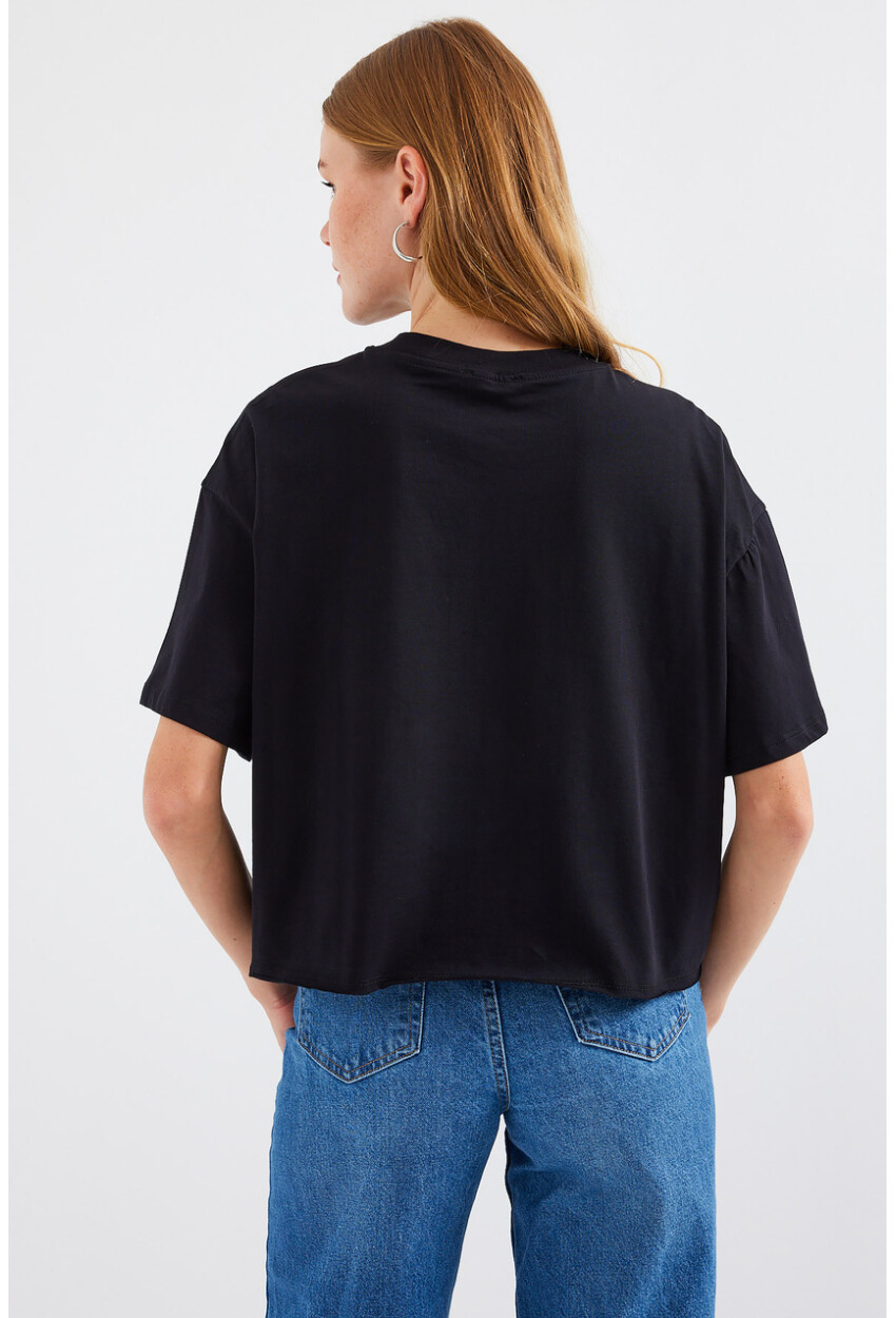 4321 Oversized T-Shirt With Pocket Detail