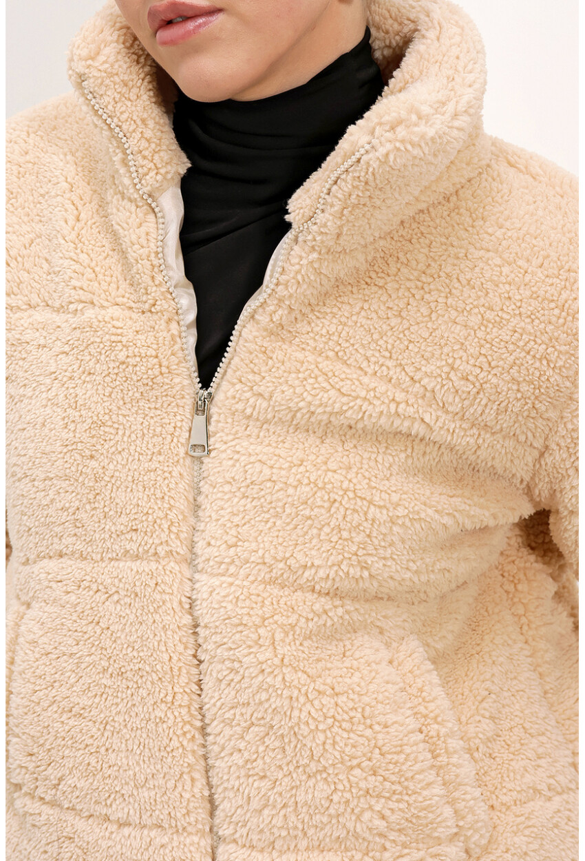 5178 Lined Plush Coat