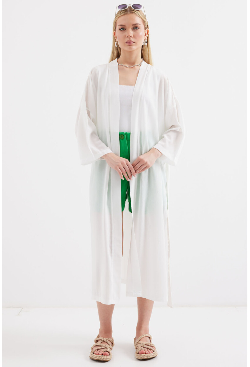 5835 Summer Kimono With Slit