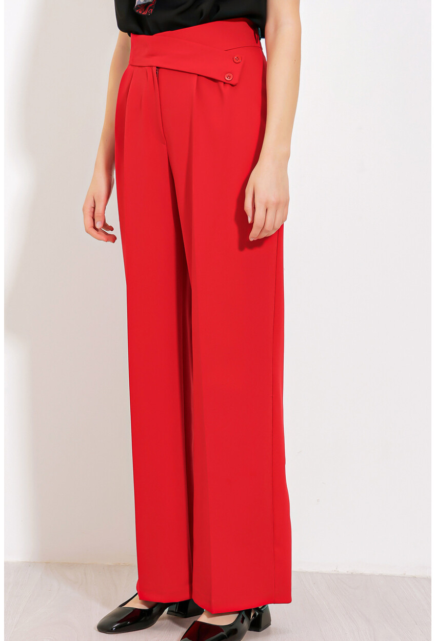 6646 High-Waist Palazzo Pants