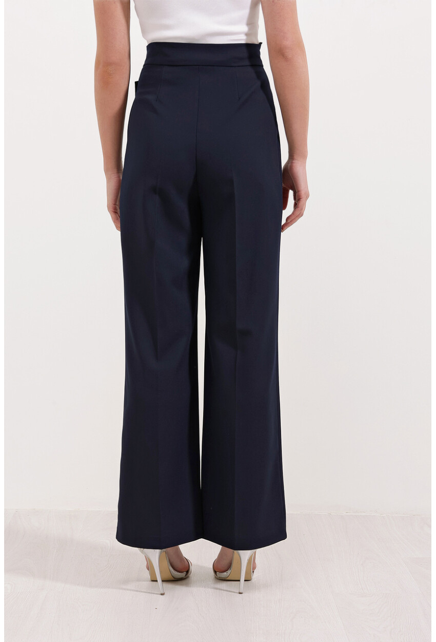 6646 High-Waist Palazzo Pants