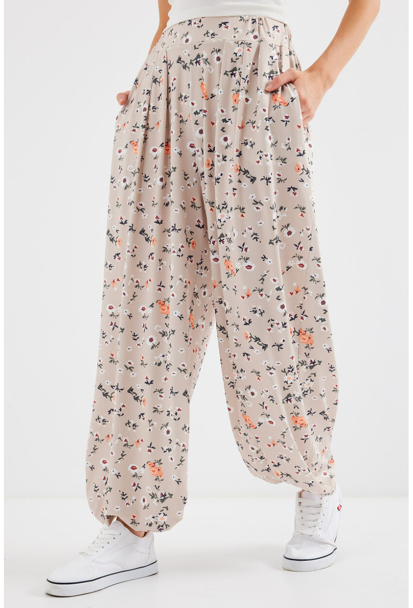 6665 Patterned Shalwar Pants