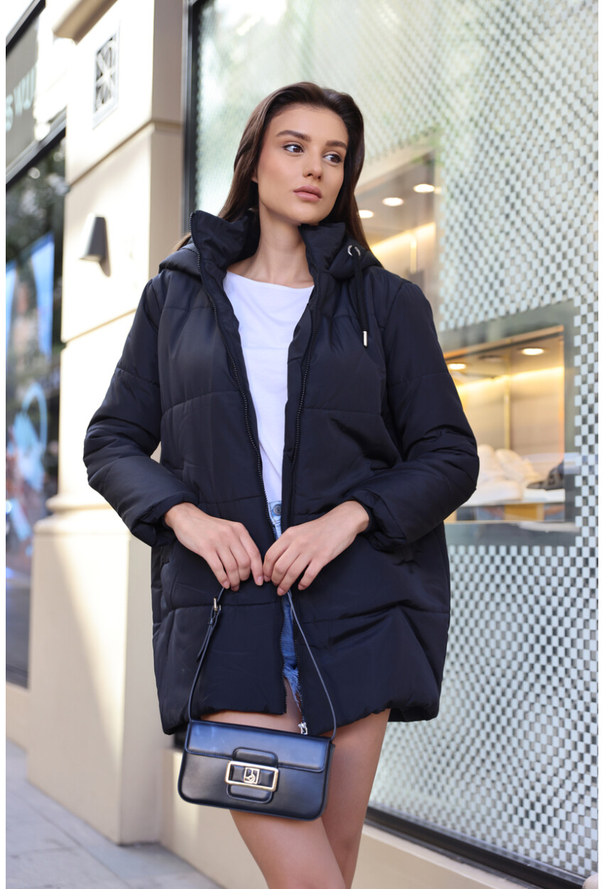 Hooded Oversized Puffer Coat