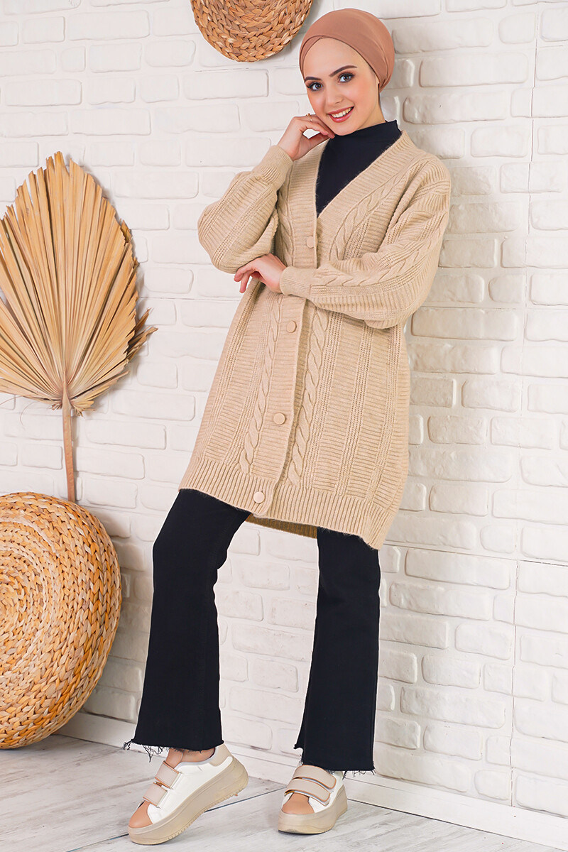 15768 Hijab Knit Cardigan