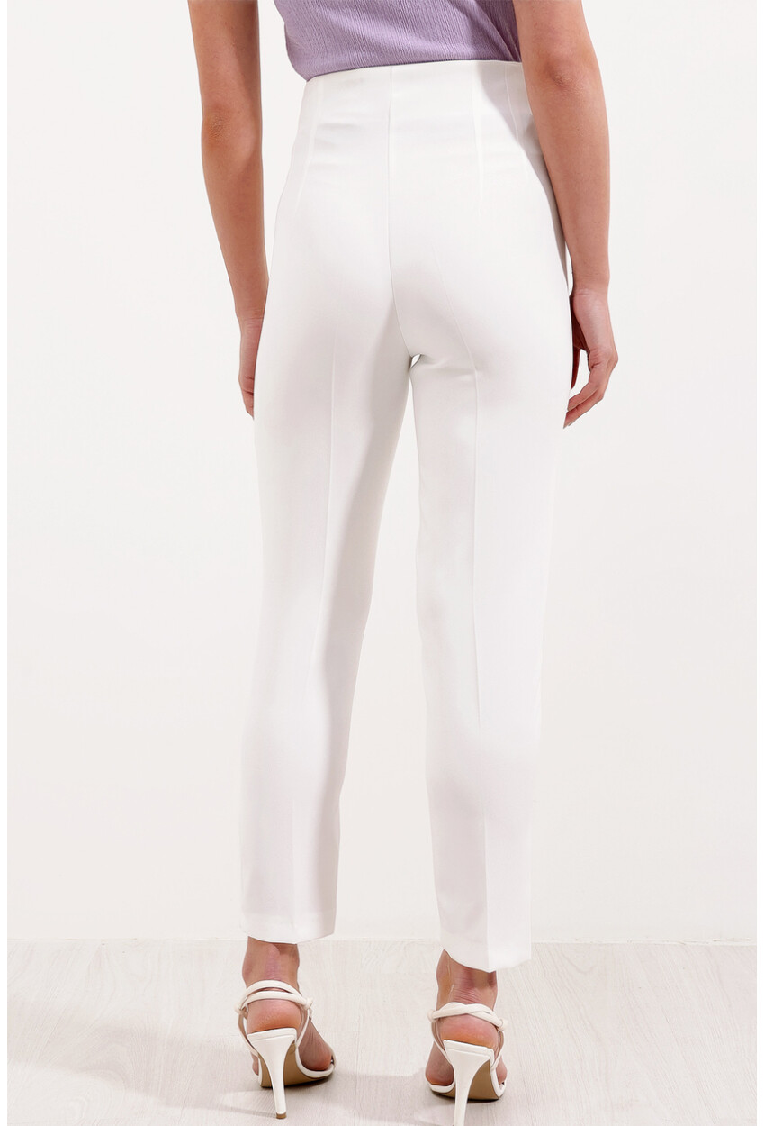 6650 High-Waist Fabric Pants