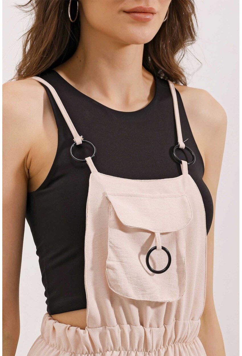 7023 Strappy Dungarees