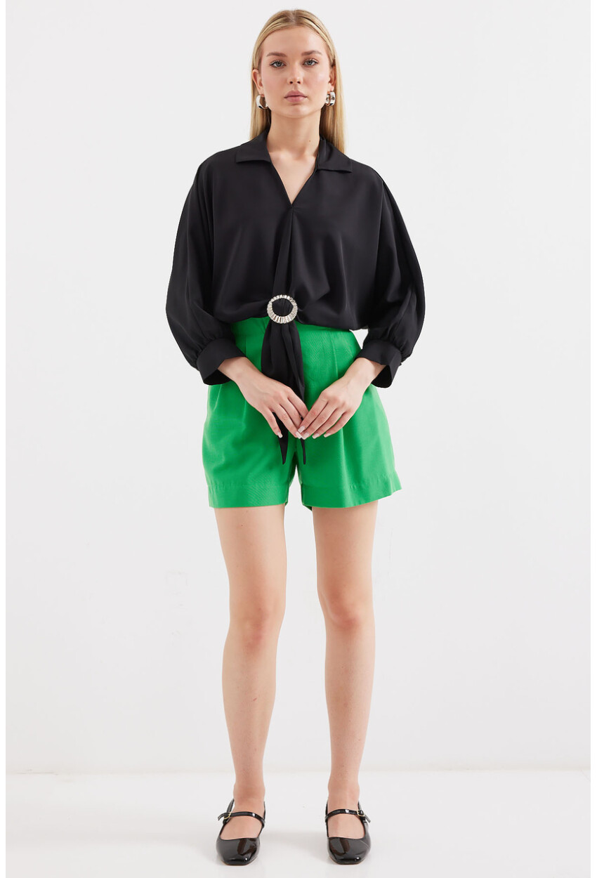 905 Oversized Drape Blouse