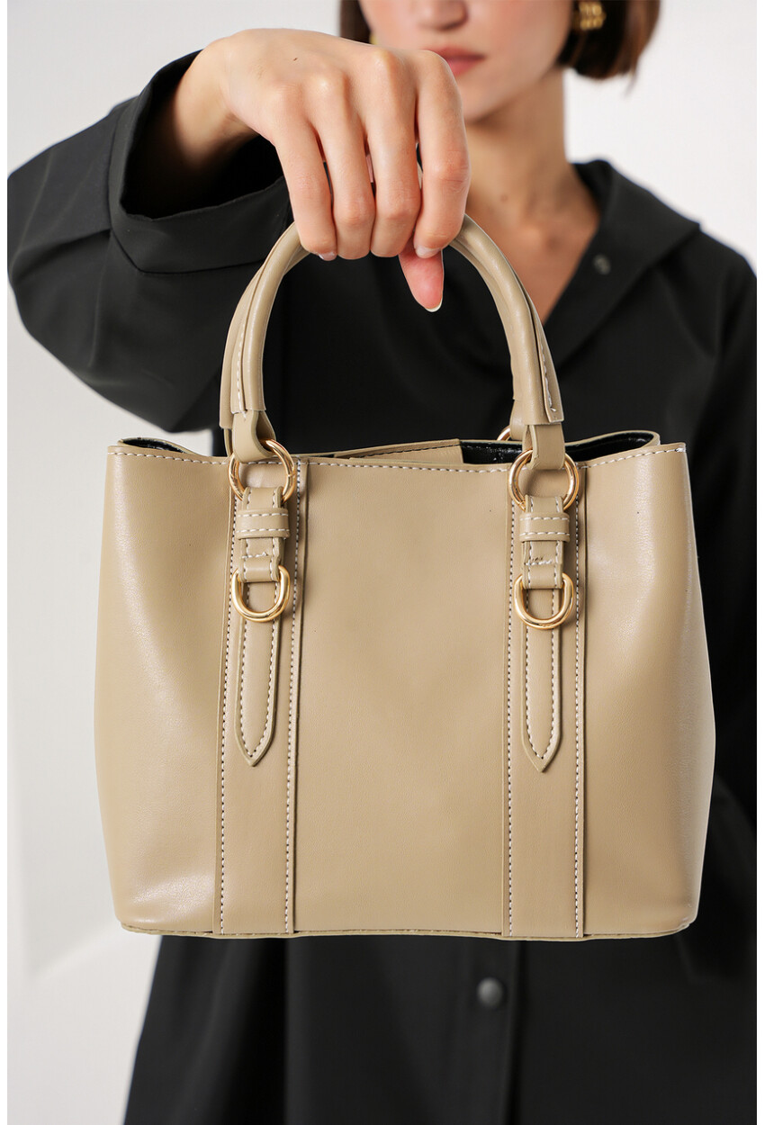 010164 Askılı Mini Tote Çanta