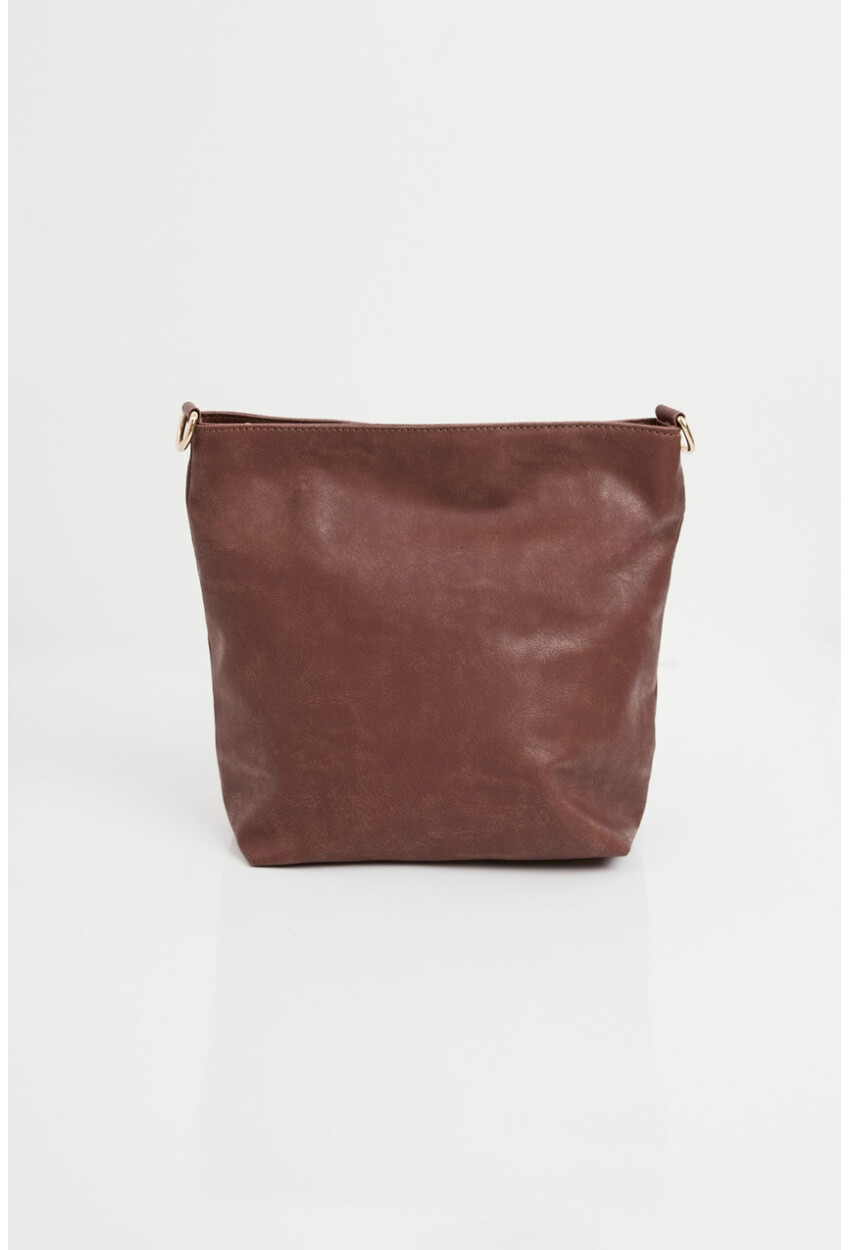 010173 Faux Leather Shoulder Bag