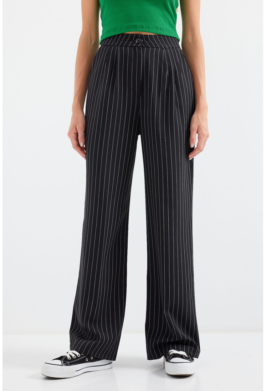 6638 High-Waist Palazzo Pants