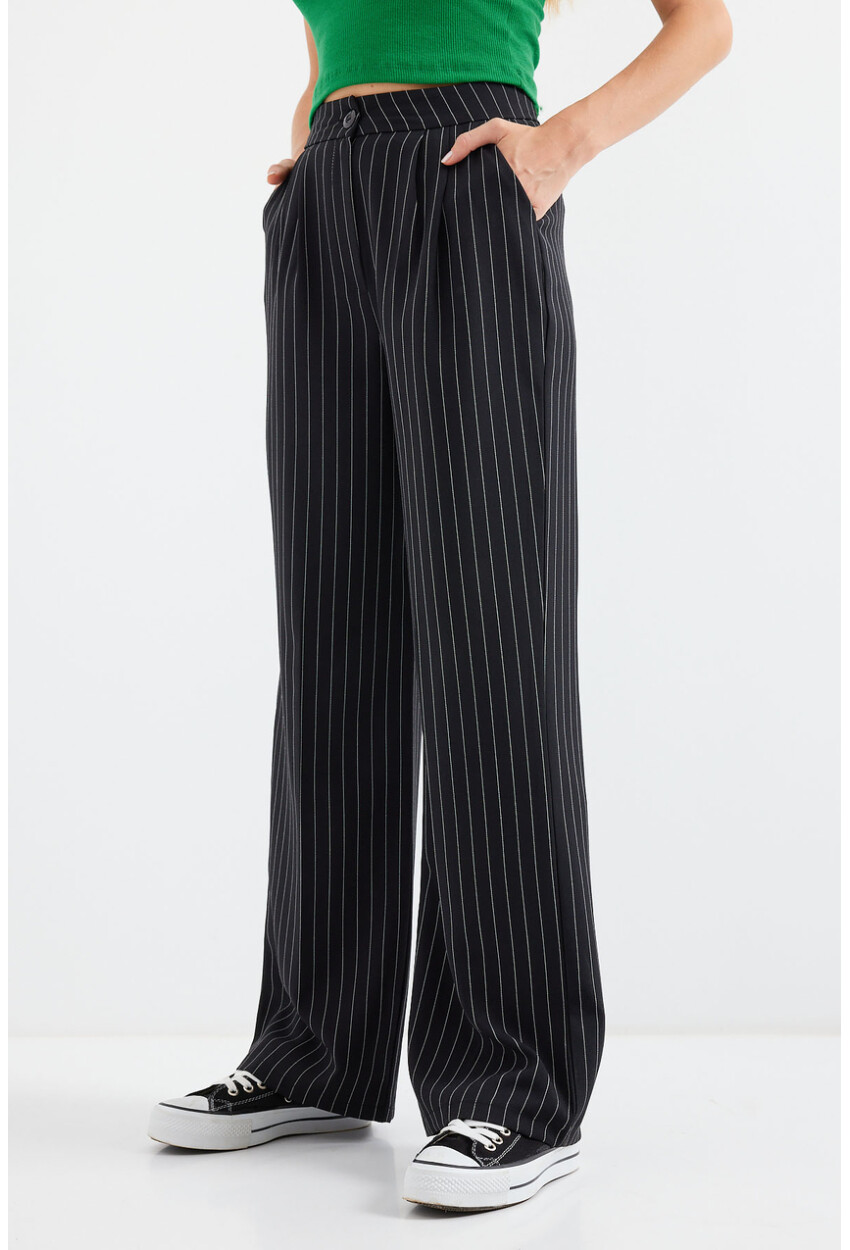 6638 High-Waist Palazzo Pants